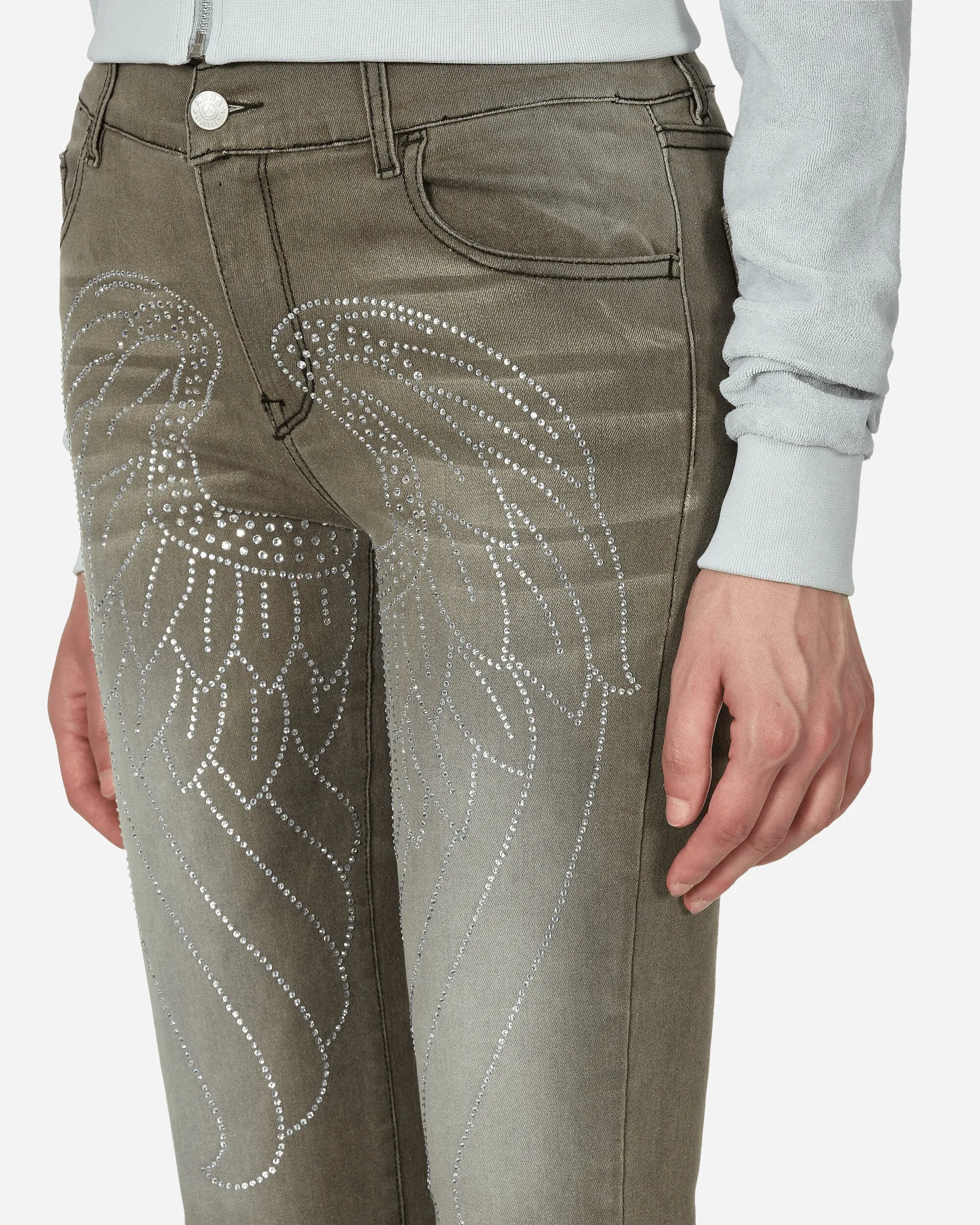 Capri Angel Jeans Schwarz