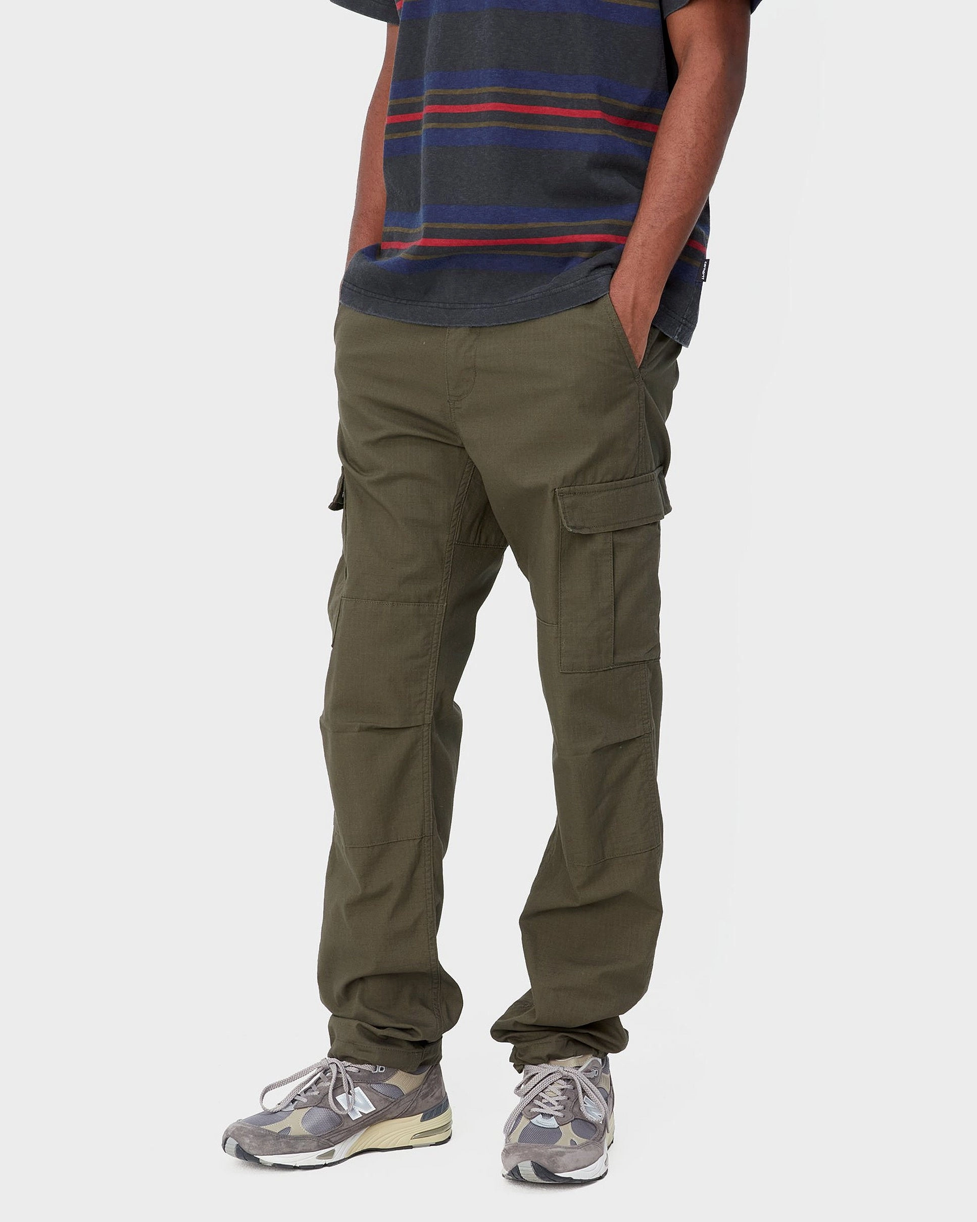 Carhartt WIP Aviation Hose Slim Fit Cargo - Cypress Gewaschen