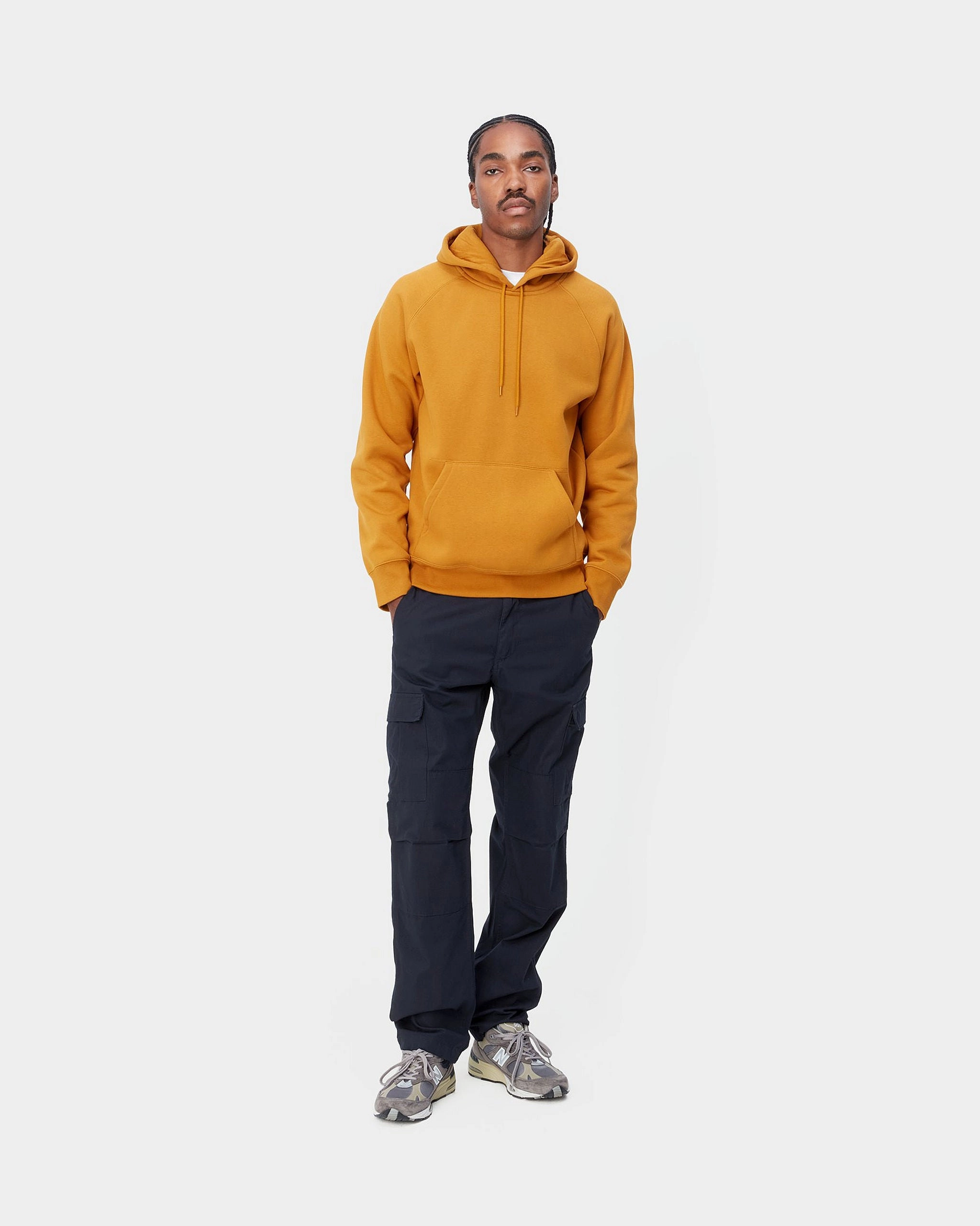 Carhartt WIP Aviation Hose Slim Fit Cargo - Dunkelblau Gewaschen