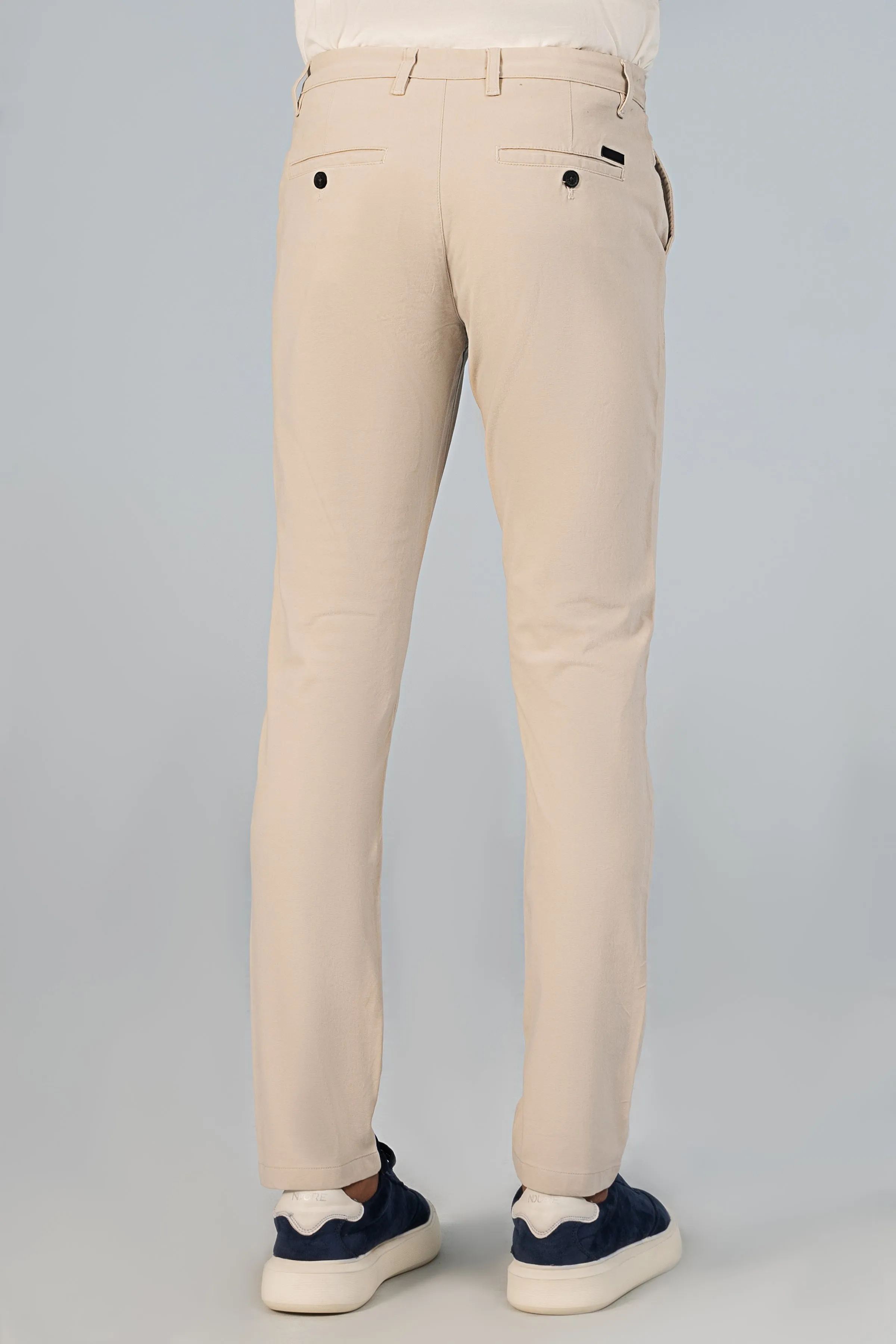 CASUAL HOSE MIT KREUZTASCHE BI-STRETCH STEINFARBEN