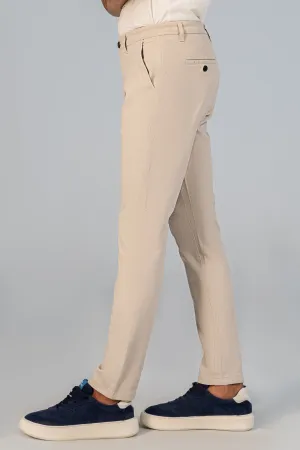 CASUAL HOSE MIT KREUZTASCHE BI-STRETCH STEINFARBEN