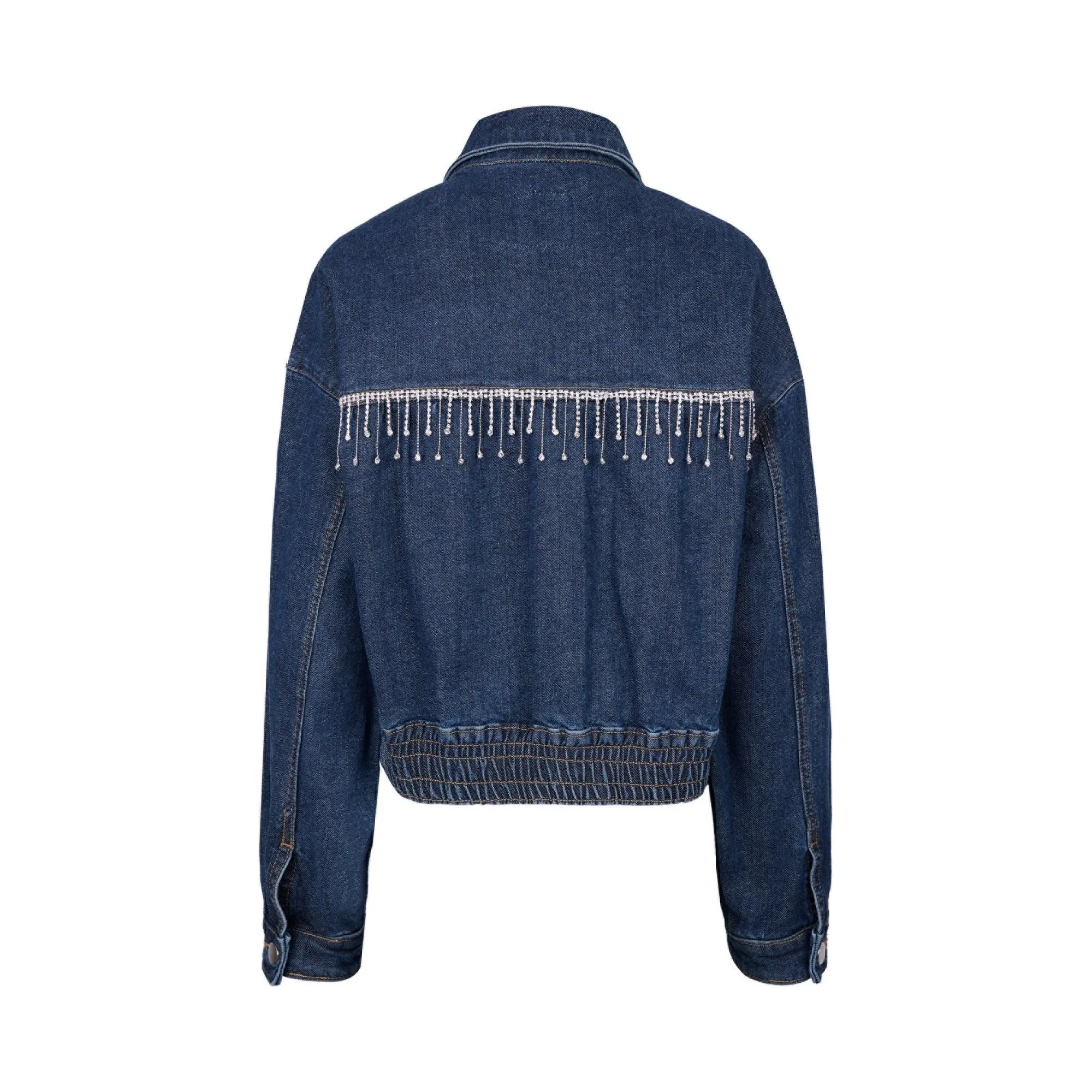 Klassische Glitzernde Blaue Chamarra