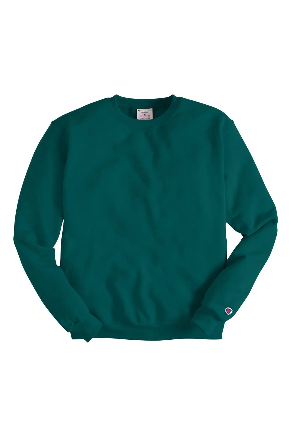 Champion Herren Double Dry Eco Feuchtigkeitstransport Fleece Crewneck Sweatshirt - Smaragdgrün
