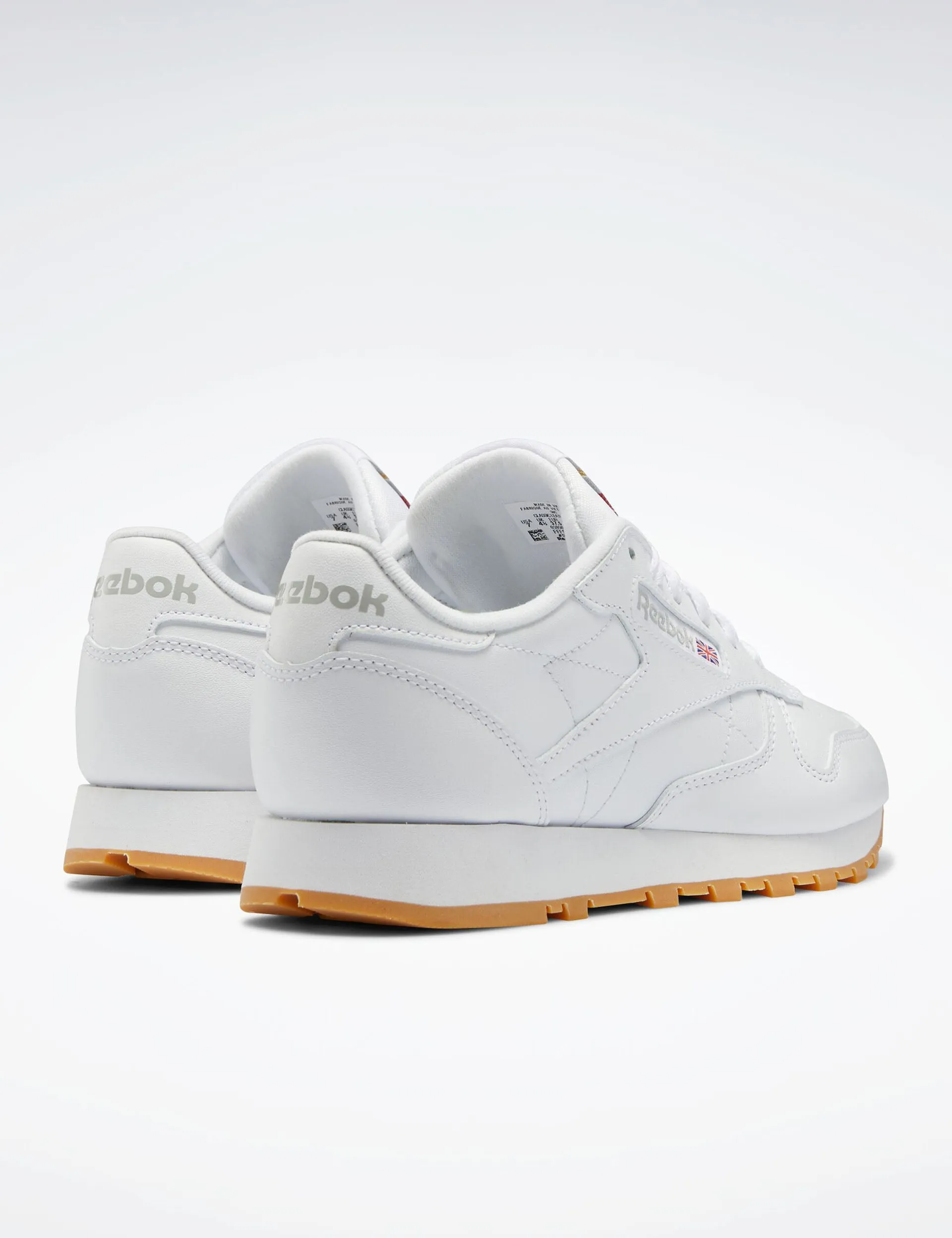 Klassische Lederschuhe - Wolkenweiß/Reingrau 3/Reebok Gummi Gum-03
