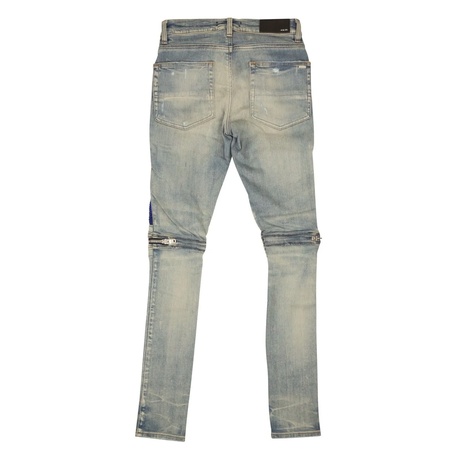 Lehm-Indigo-Blau Baumwoll-Karo MX2 Jeans