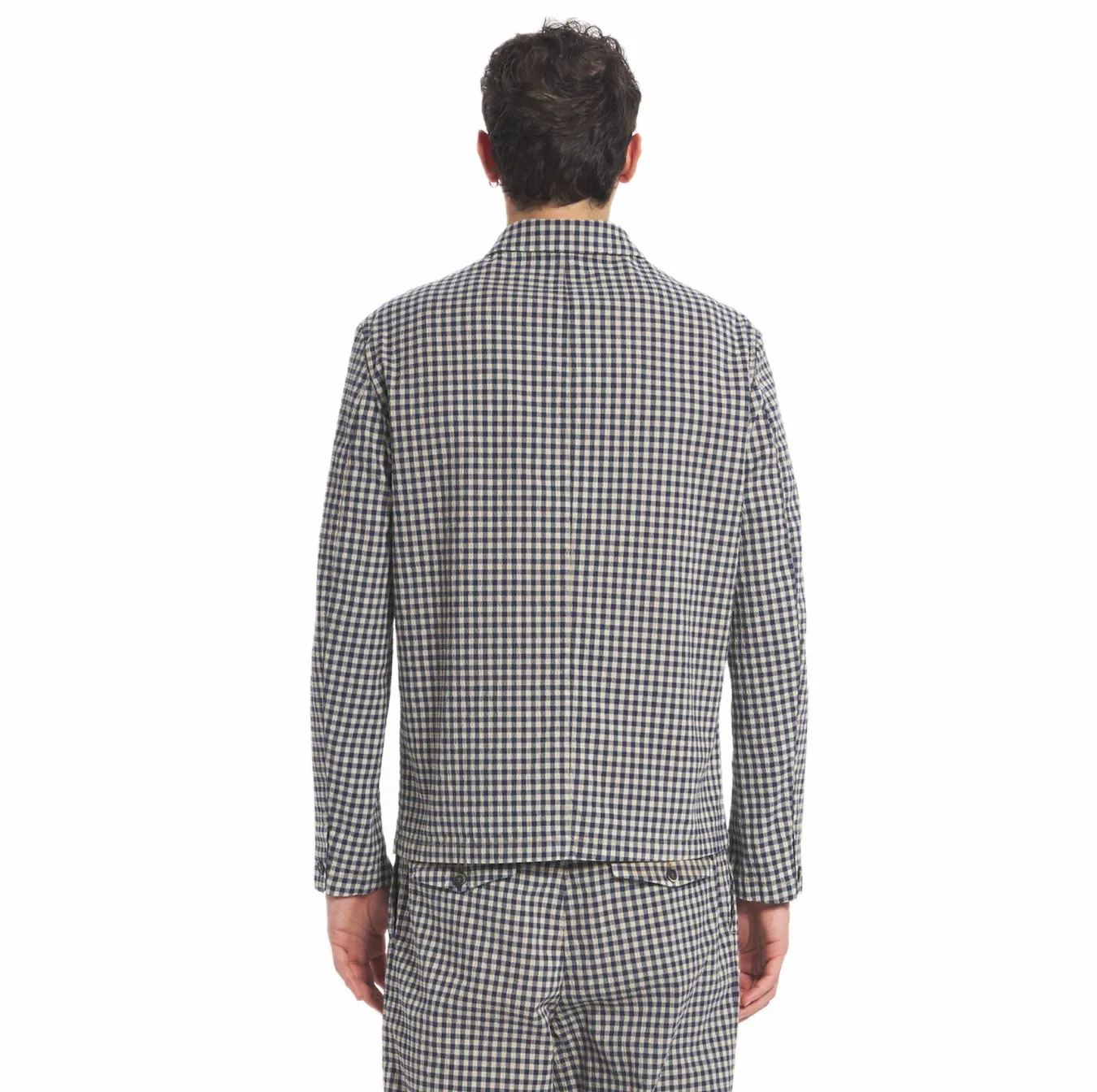 Barena Herren Barena Overshirt Visal - Marine - Marineblau