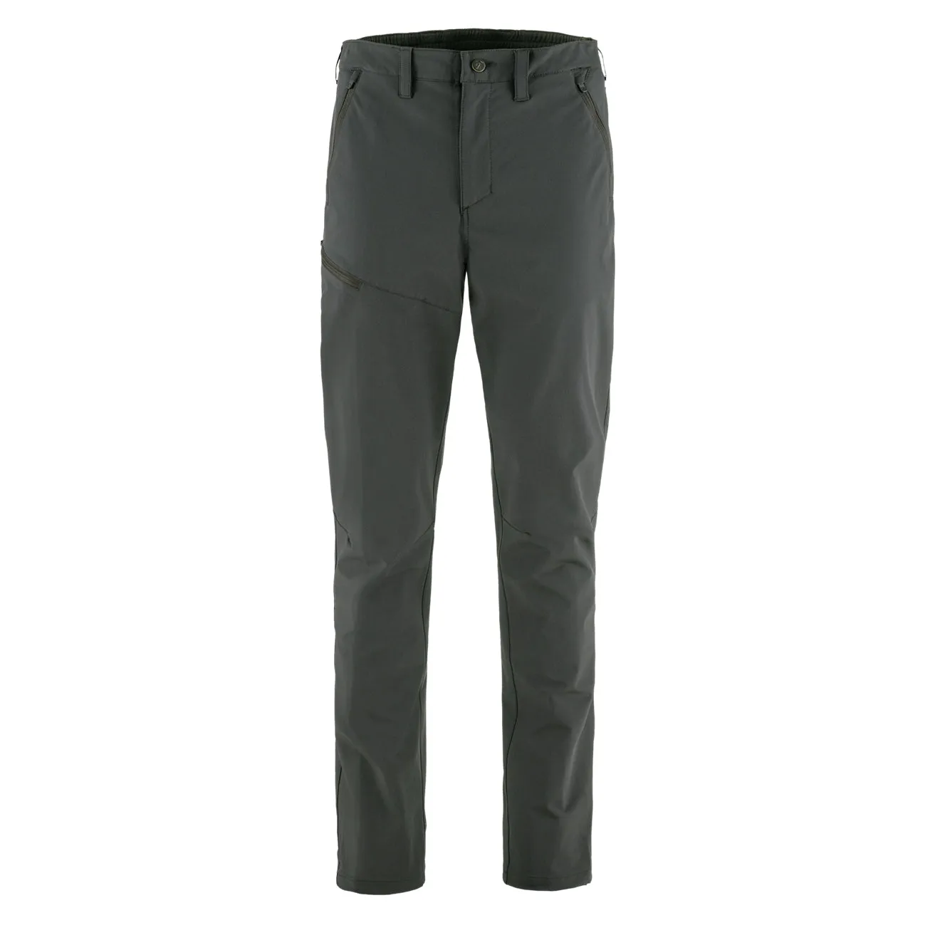 Bekleidung Fjallraven Hosen Herren Fjallraven Abisko Trail Stretch Hose Kurze Bein Dunkelgrau
