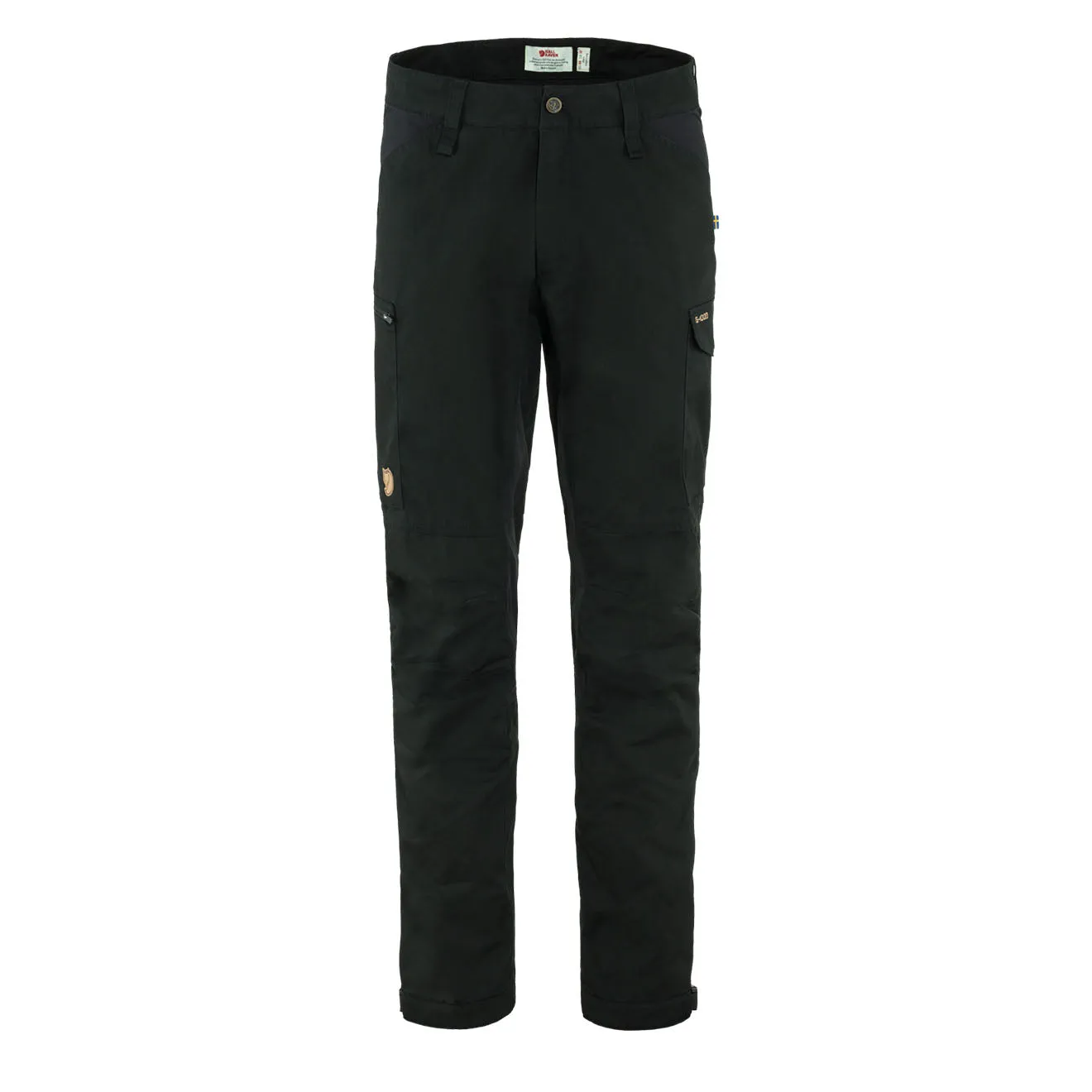 Bekleidung Fjallraven Hosen Herren Fjallraven Kaipak Hose Schwarz Kurze Beinlänge