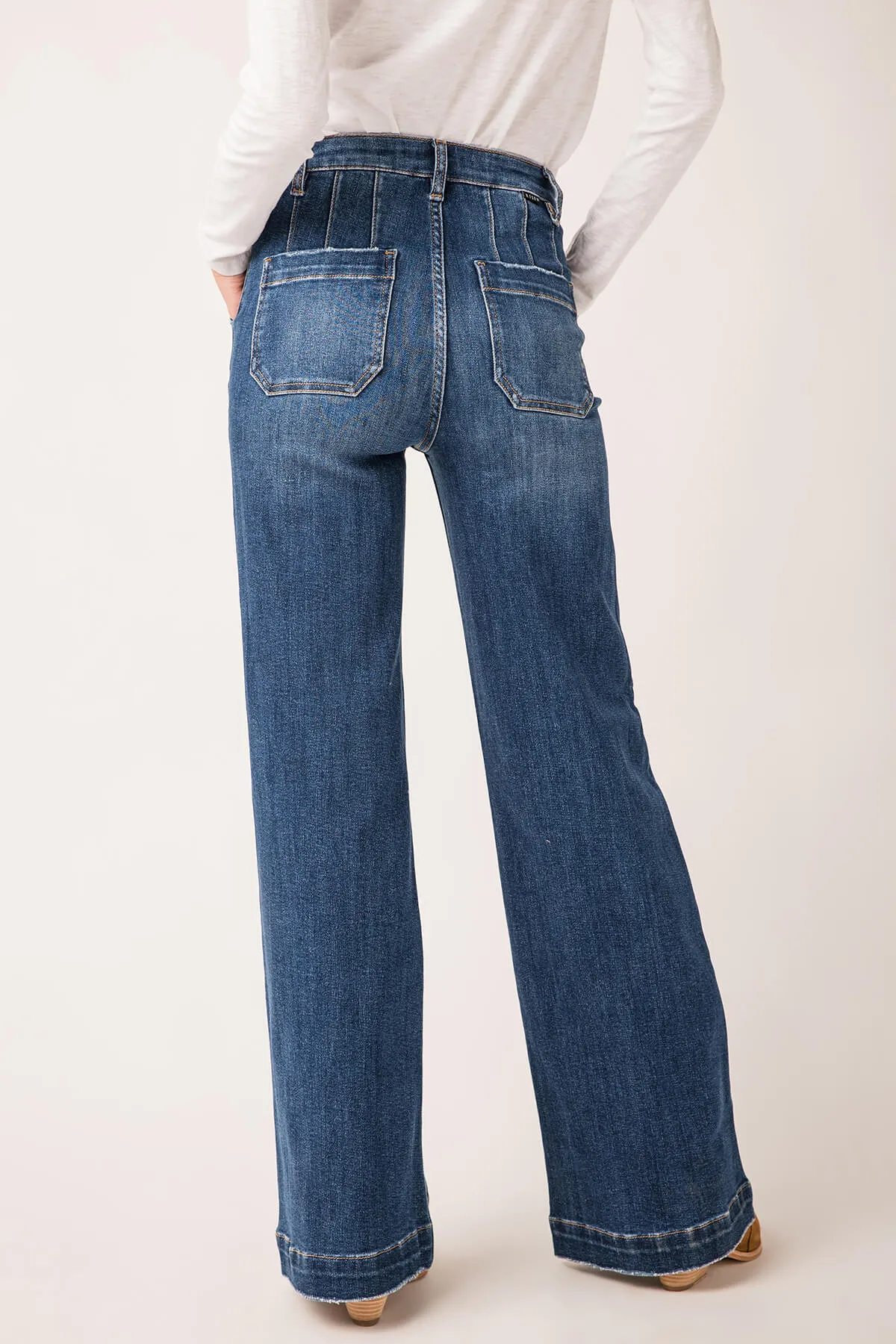 Bekleidung Risen Jeans Risen Hose Weit geschnittene Jeans