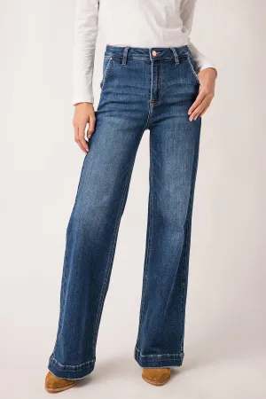 Bekleidung Risen Jeans Risen Hose Weit geschnittene Jeans