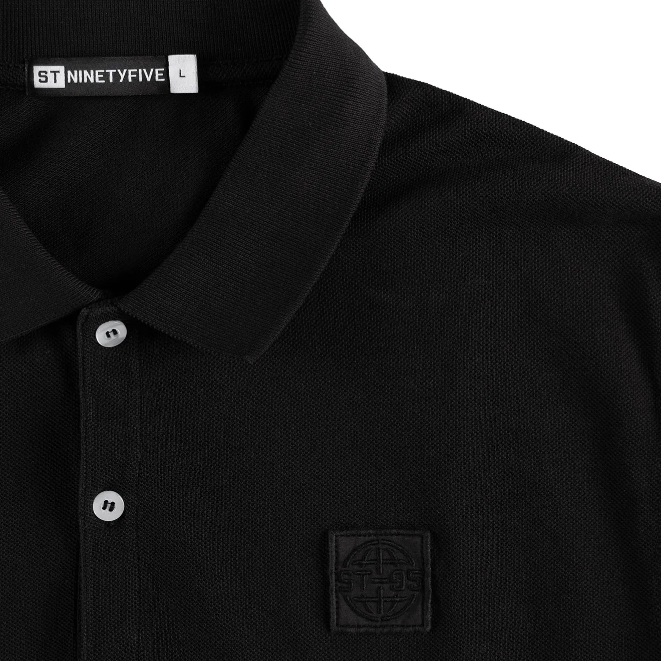Bekleidung St95 Herren ST95 Saturno Nucleo Polo Schwarz