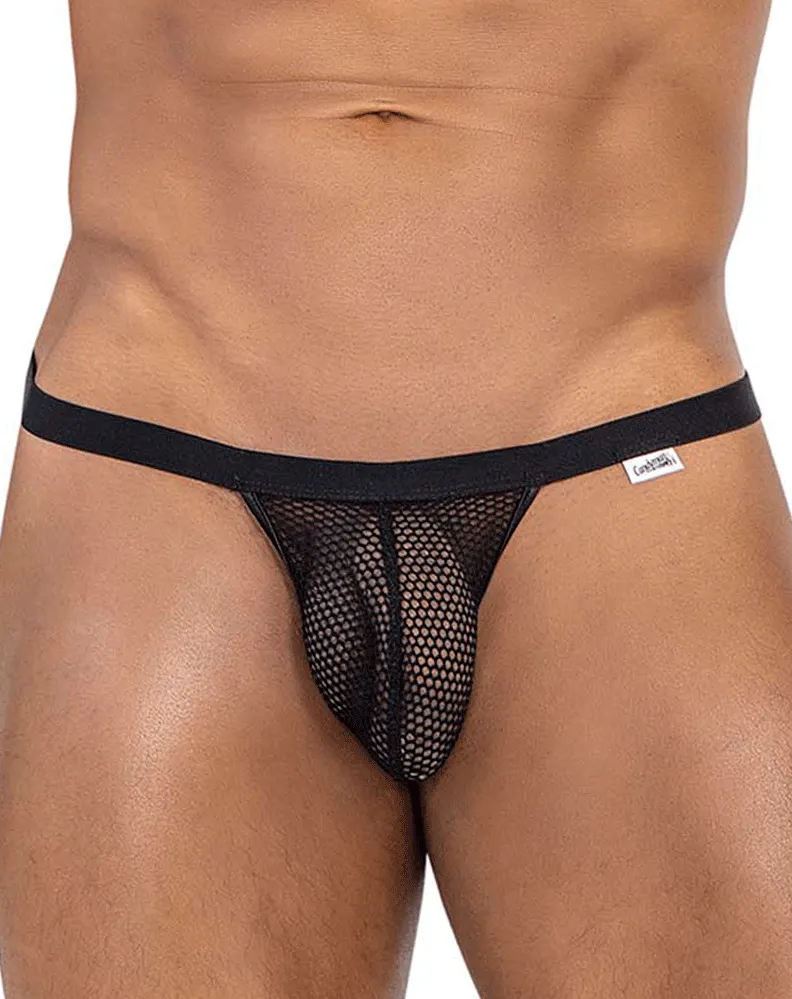 Bekleidung_Candyman_Herrenunterwäsche Candyman 99801 Mesh-Tanga Schwarz