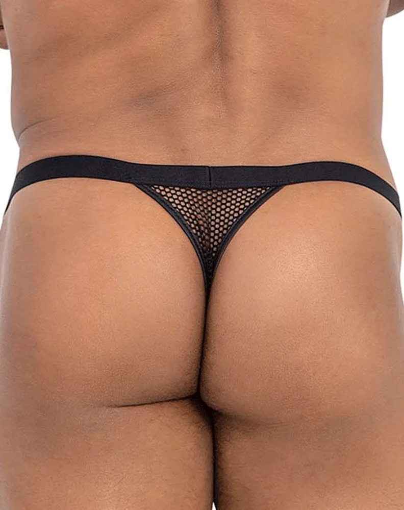 Bekleidung_Candyman_Herrenunterwäsche Candyman 99801 Mesh-Tanga Schwarz