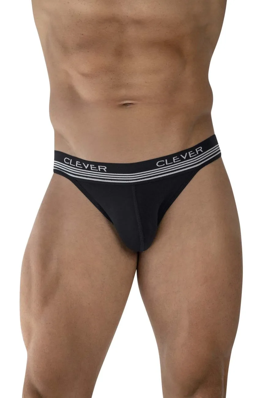 Clever Herrenunterwäsche Clever 1748 Emotion Thongs Farbe Schwarz