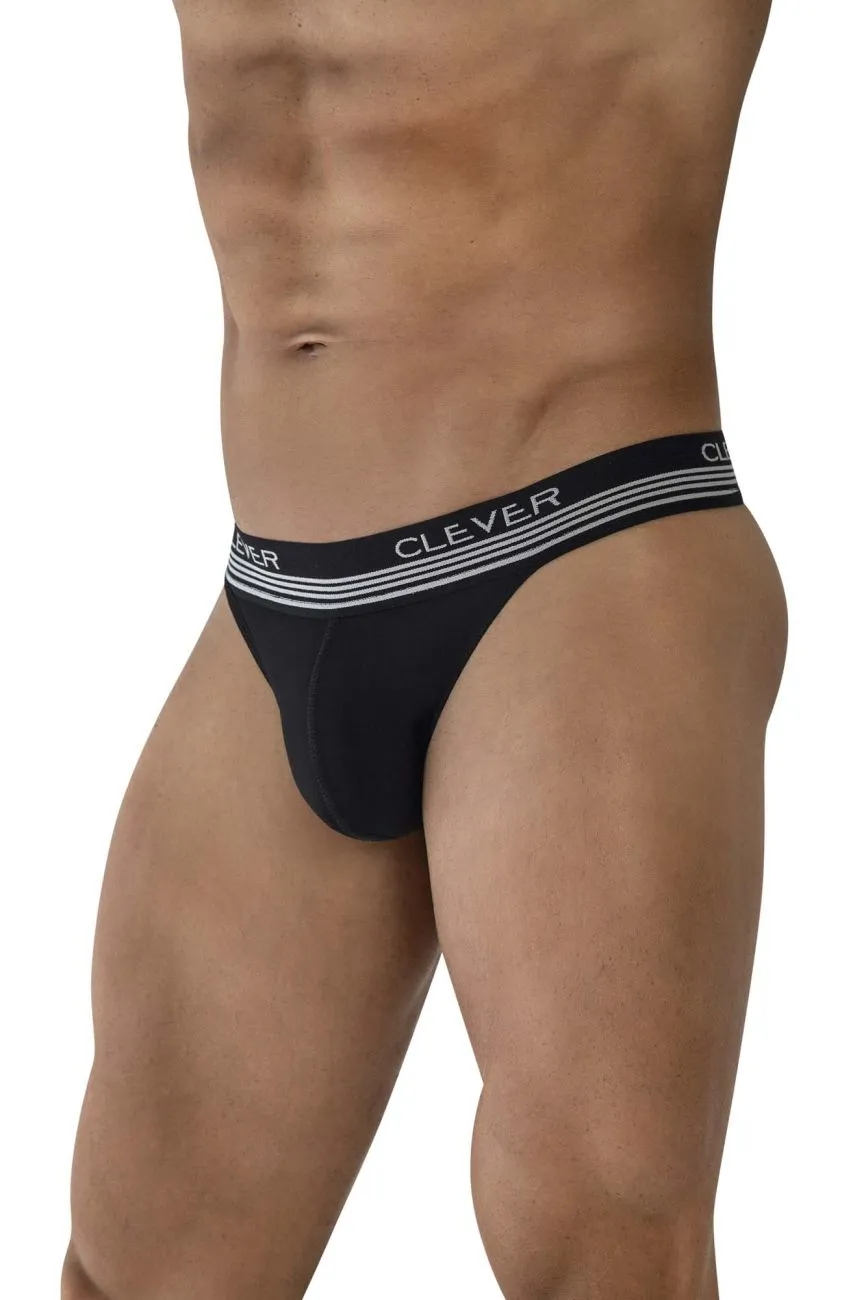 Clever Herrenunterwäsche Clever 1748 Emotion Thongs Farbe Schwarz