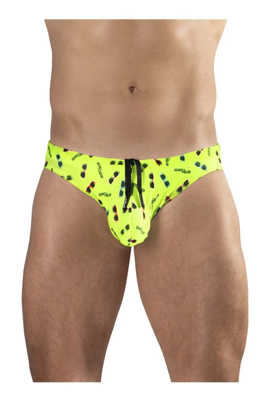 Bekleidung_Ergowear_Herrenunterwäsche ErgoWear EW1765 X4D SW Badebriefs Farbe Knallgelb