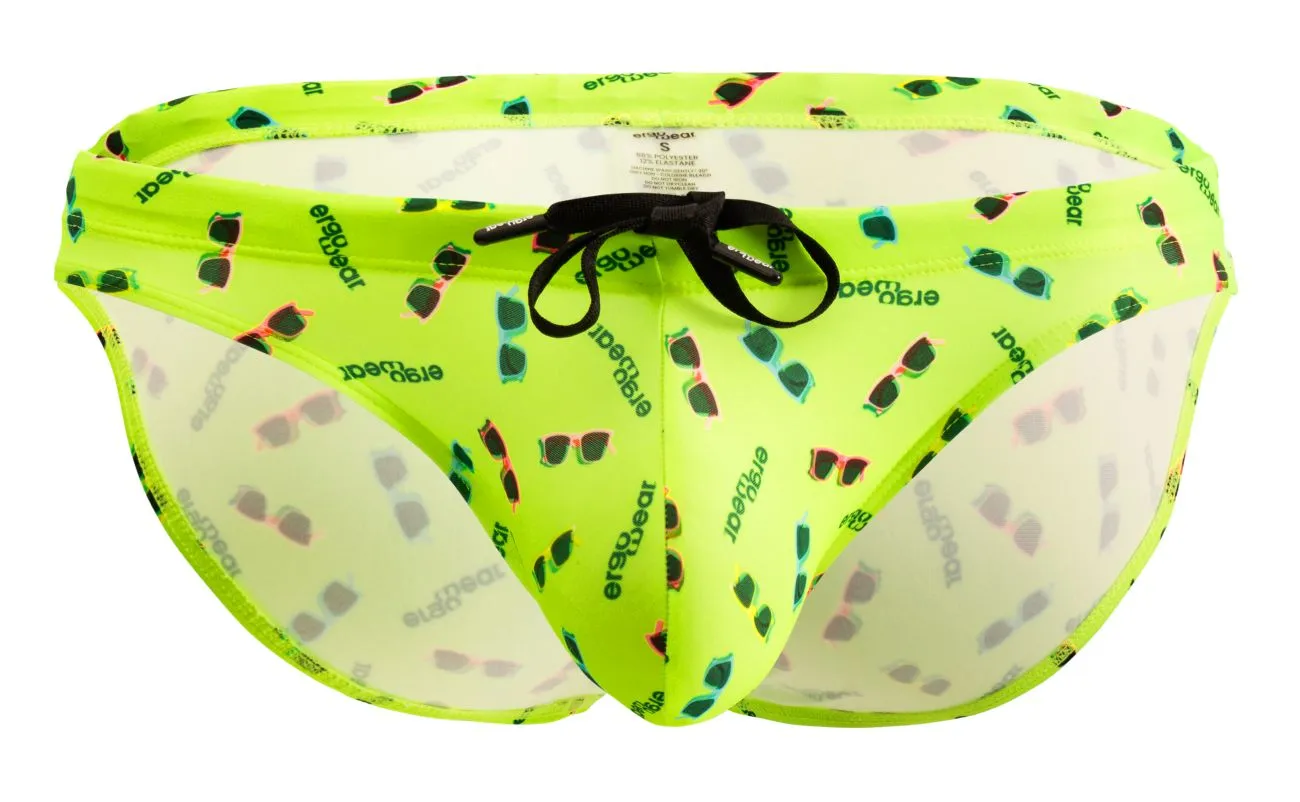 Bekleidung_Ergowear_Herrenunterwäsche ErgoWear EW1765 X4D SW Badebriefs Farbe Knallgelb