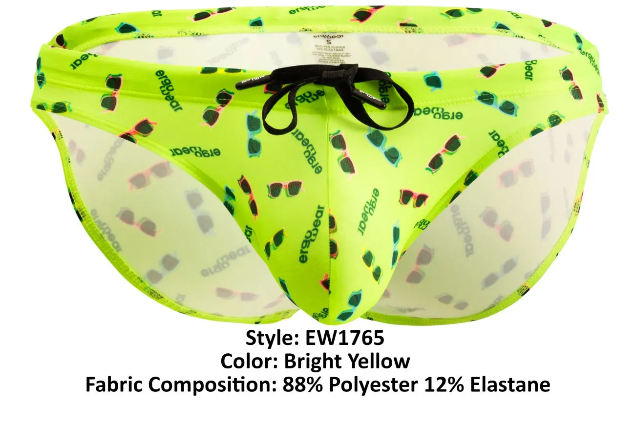Bekleidung_Ergowear_Herrenunterwäsche ErgoWear EW1765 X4D SW Badebriefs Farbe Knallgelb