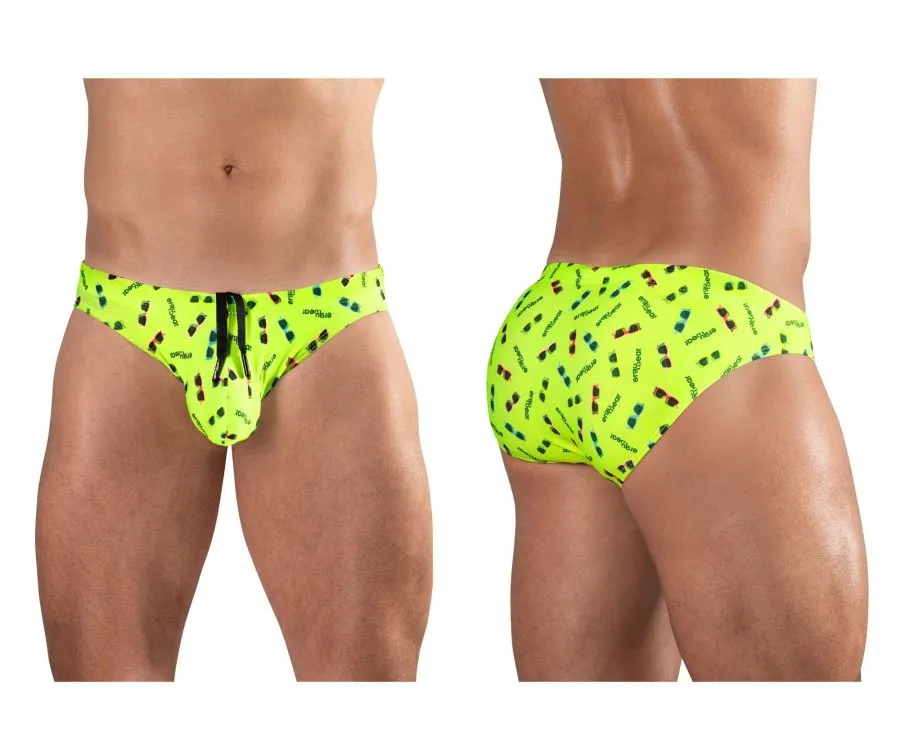 Bekleidung_Ergowear_Herrenunterwäsche ErgoWear EW1765 X4D SW Badebriefs Farbe Knallgelb