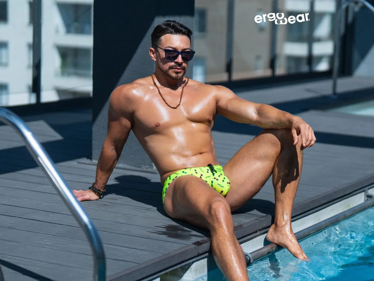 Bekleidung_Ergowear_Herrenunterwäsche ErgoWear EW1765 X4D SW Badebriefs Farbe Knallgelb