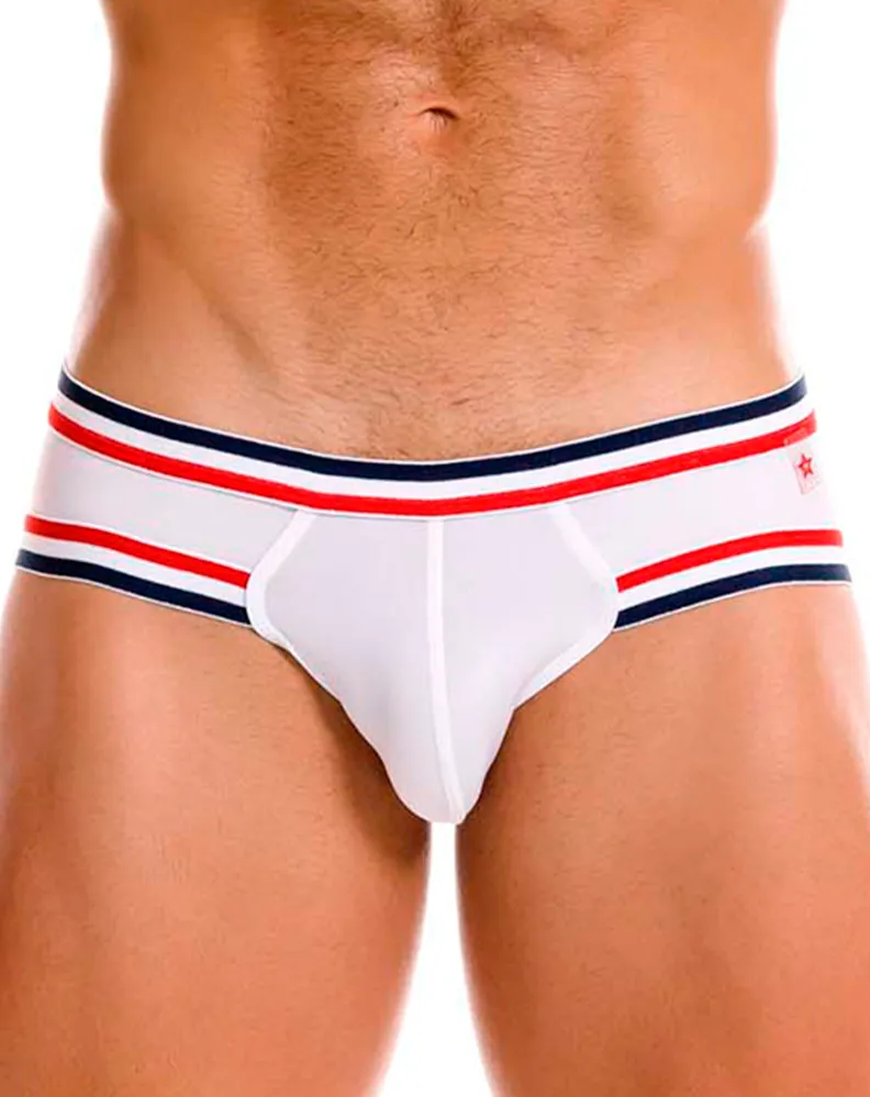 Bekleidung_Mundo Unico_Herrenunterwäsche Jor 2169 Martini Slip Weiß