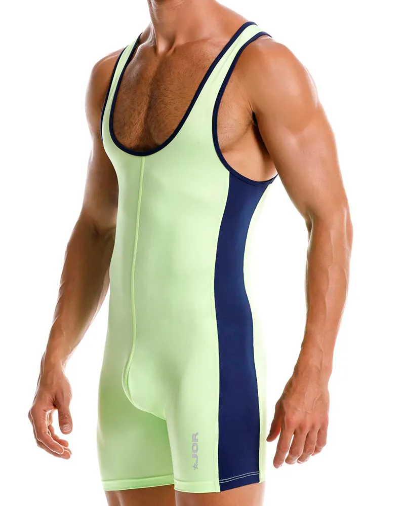 Bekleidung_Mundo Unico_Herrenunterwäsche Jor 2216 Fighter Bodysuit Grün