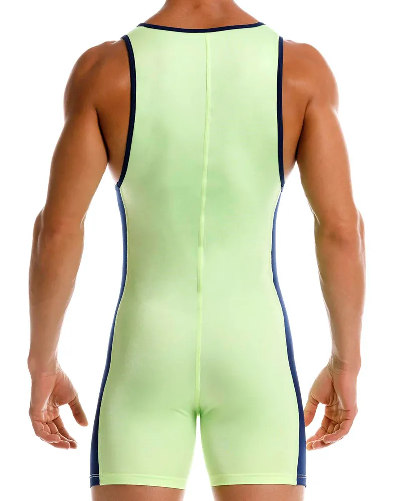 Bekleidung_Mundo Unico_Herrenunterwäsche Jor 2216 Fighter Bodysuit Grün