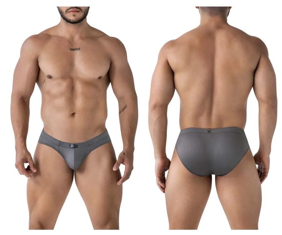 Clothing_Xtremen_Unterwäsche Xtremen 91207B Mikrofaser-Slip Farbe Grau