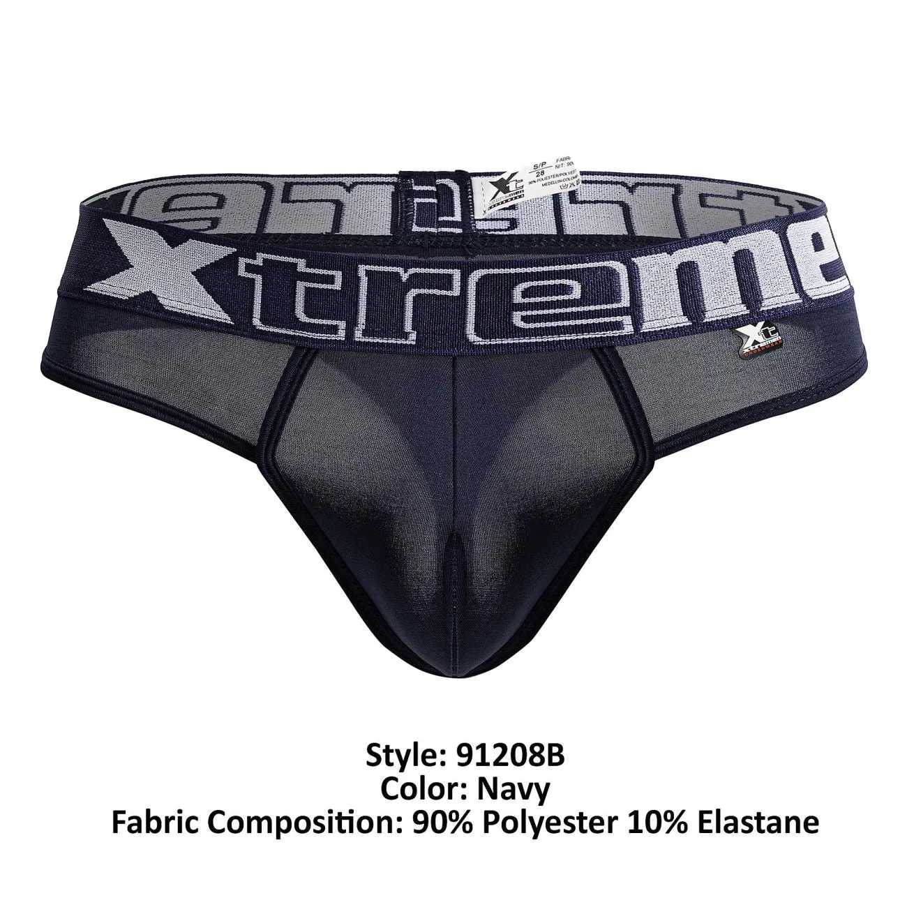 Clothing_Xtremen_Unterwäsche Xtremen 91208B Mikrofaser-Tangas Farbe Marine