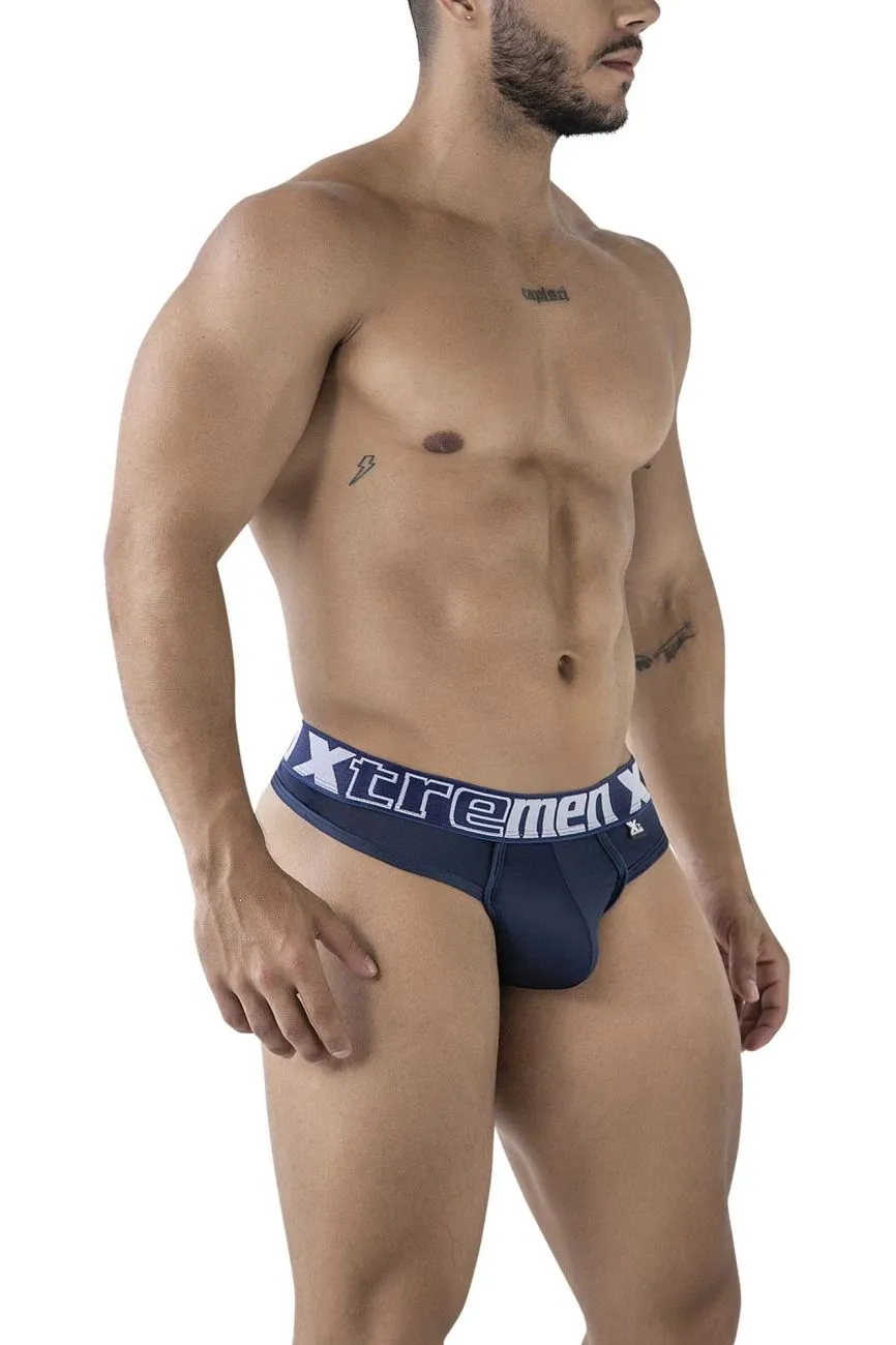 Clothing_Xtremen_Unterwäsche Xtremen 91208B Mikrofaser-Tangas Farbe Marine