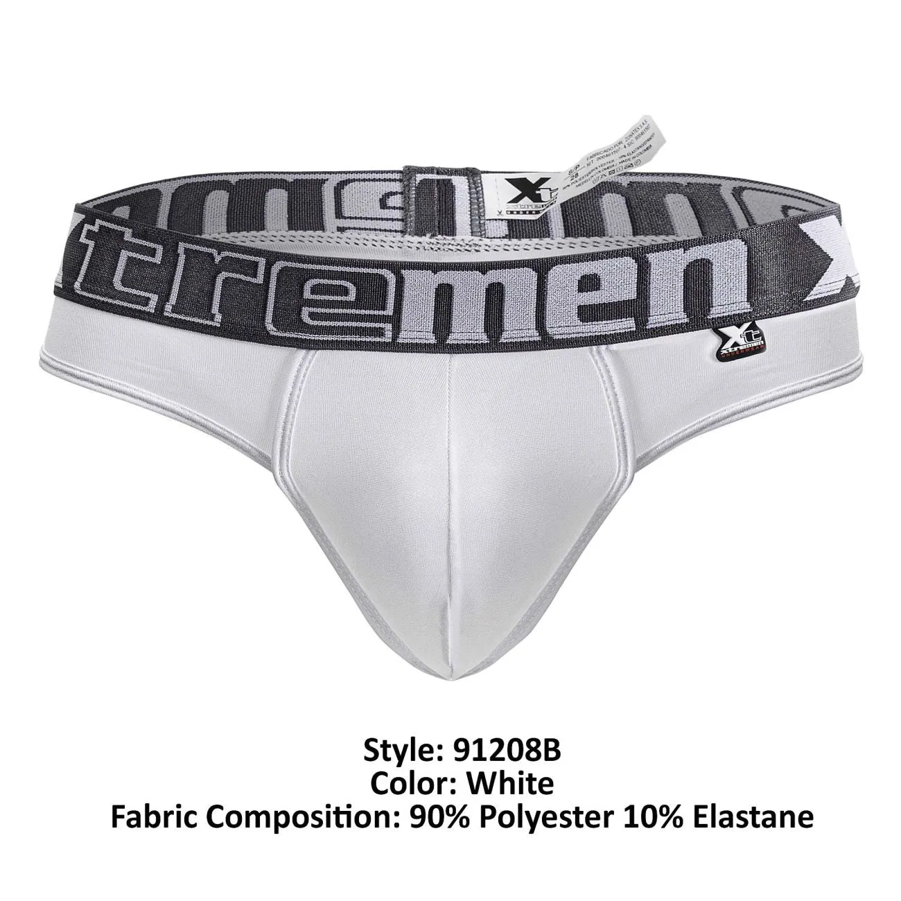 Clothing_Xtremen_Unterwäsche Xtremen 91208B Mikrofaser-Tangas Farbe Weiß