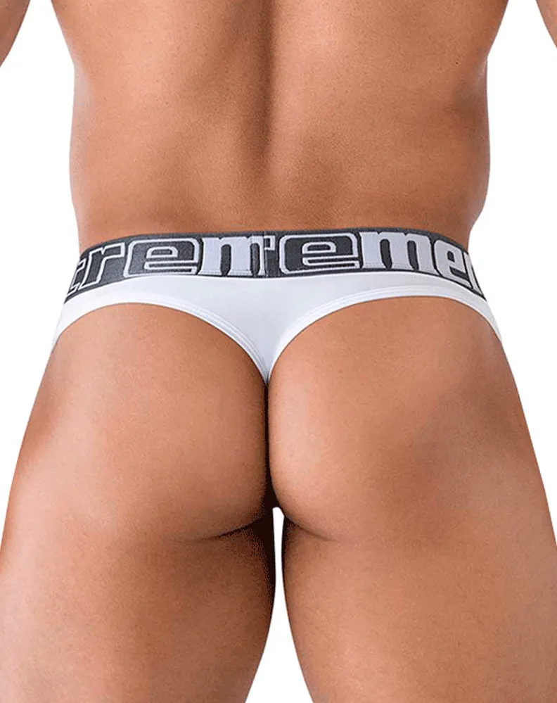 Clothing_Xtremen_Unterwäsche Xtremen 91208b Mikrofaser-Tangas Weiß
