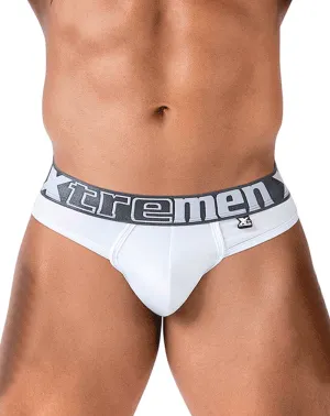 Clothing_Xtremen_Underwear Xtremen 91208b Microfiber Thongs White