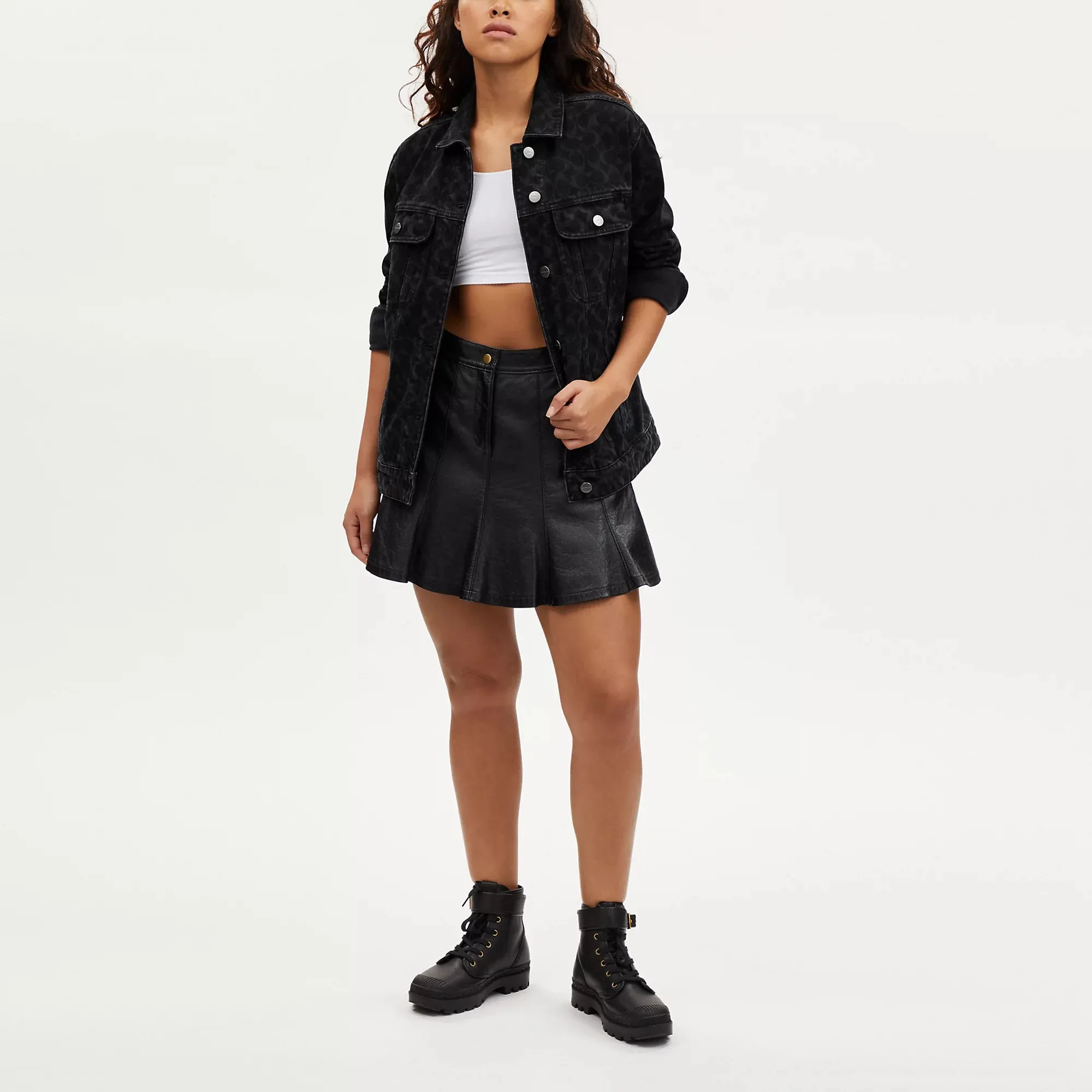 Coach Outlet Signature Denim Jacke