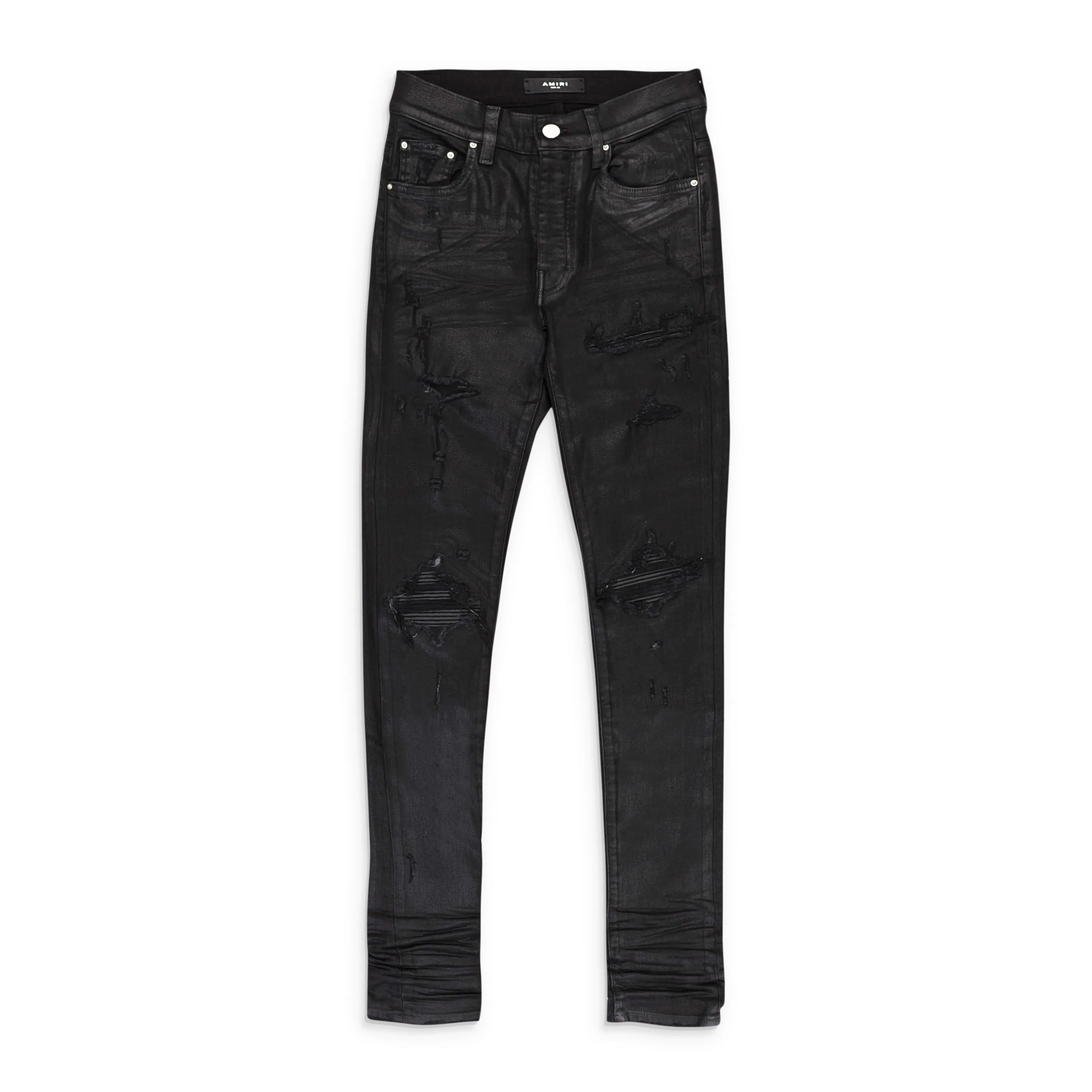 COATED MX1 JEAN SCHWARZE SKINNY JEANS