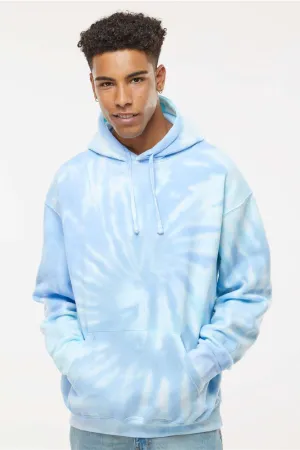 Colortone Mens Hooded Sweatshirt Hoodie w/ Pouch Pocket - Lagoon