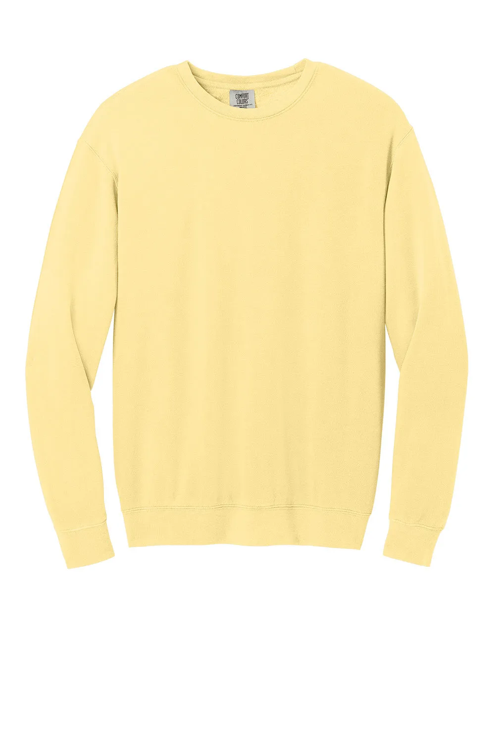Comfort Colors Herren Fleece Pullover mit Einfärbung - Buttergelb