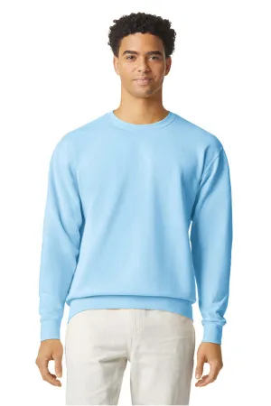 Comfort Colors Herren Fleece Pullover mit Färbung im Kleidungsstück - Hortensienblau