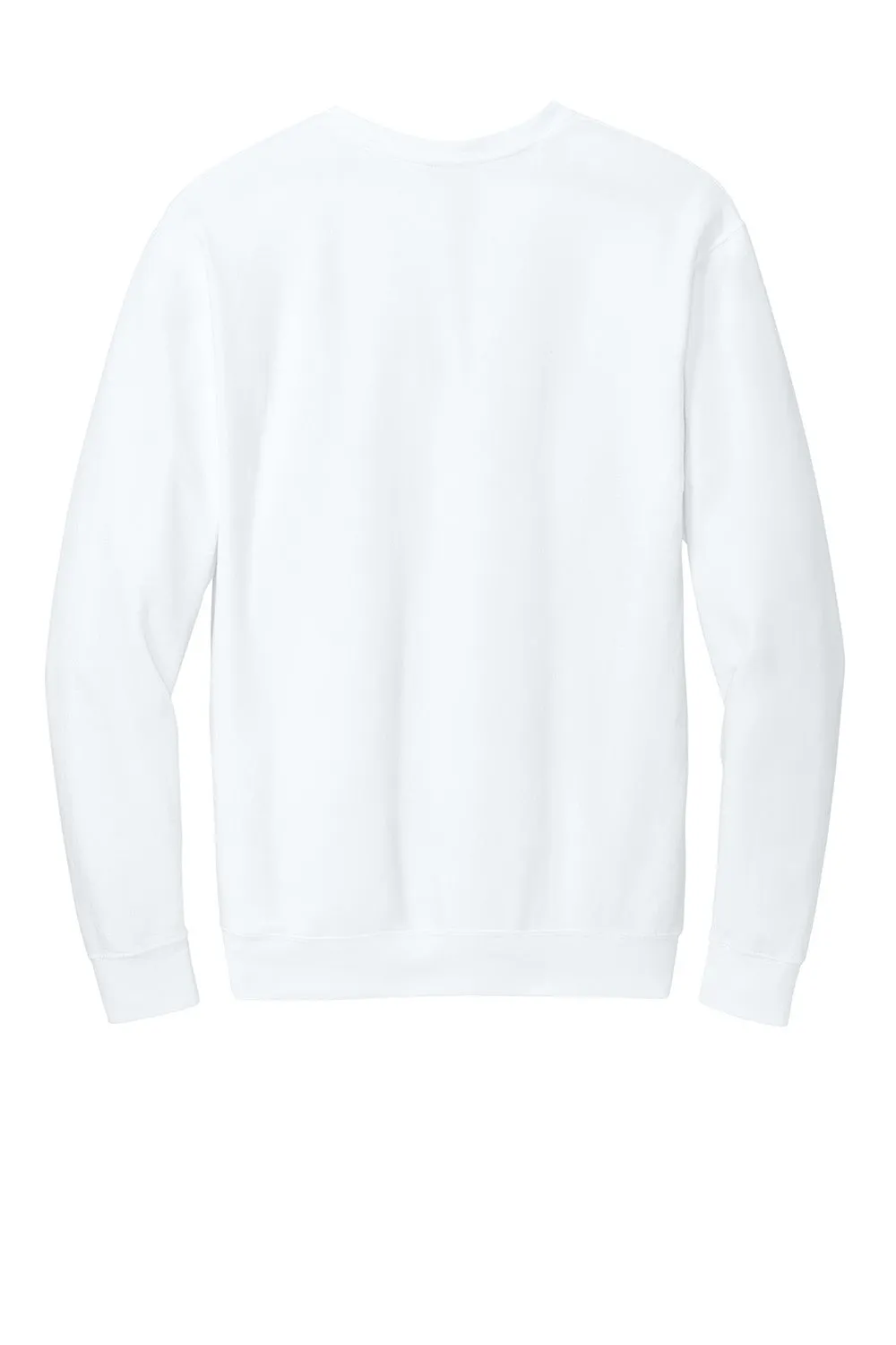 Comfort Colors Herren Fleece Pullover mit Rundhalsausschnitt - Weiß