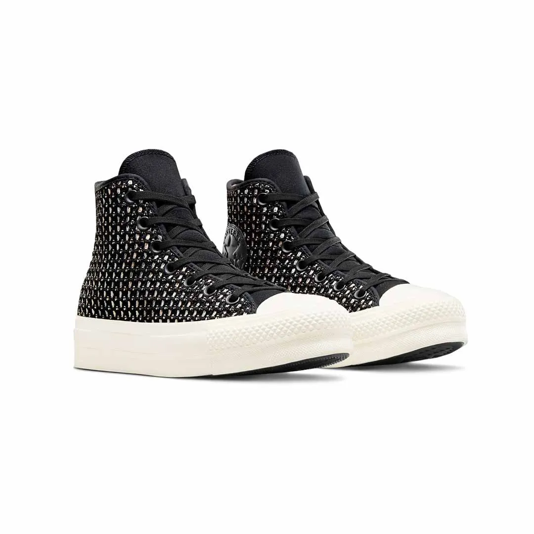 Converse - Damen Chuck Taylor All Star Lift Platform Crochet High Top Schuhe (A09829C)