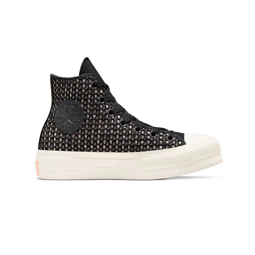Converse - Damen Chuck Taylor All Star Lift Platform Crochet High Top Schuhe (A09829C)