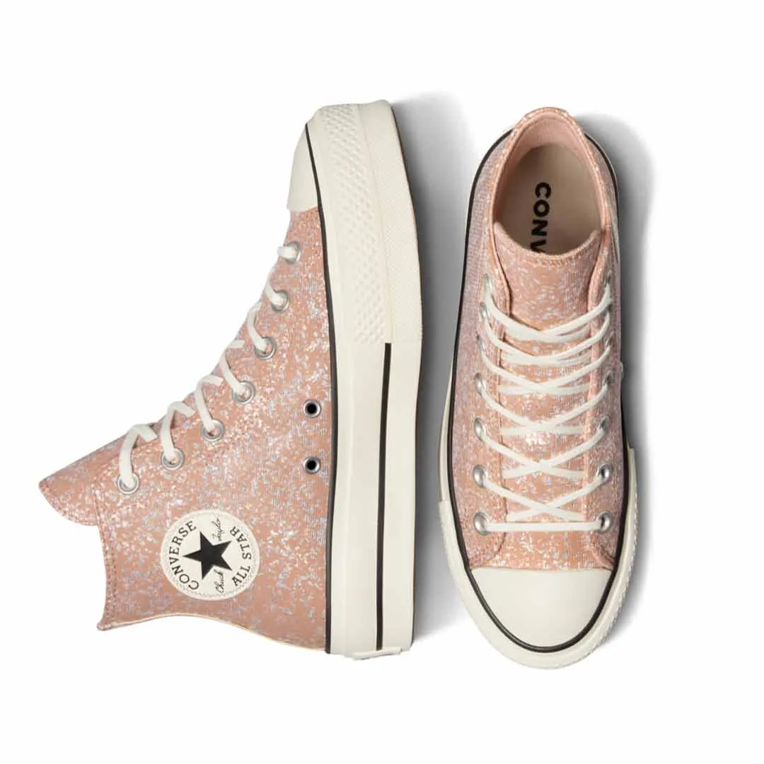 Converse - Damen Chuck Taylor All Star Lift Platform Glitzer High Top Schuhe (A09422C)