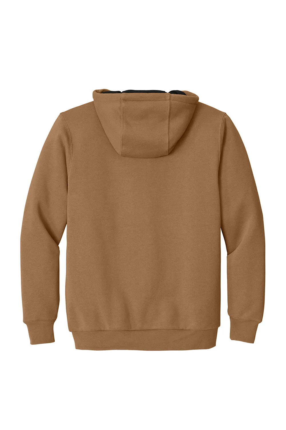 CornerStone Herren Kapuzenpullover mit Reißverschluss und Taschen - Entenbraun