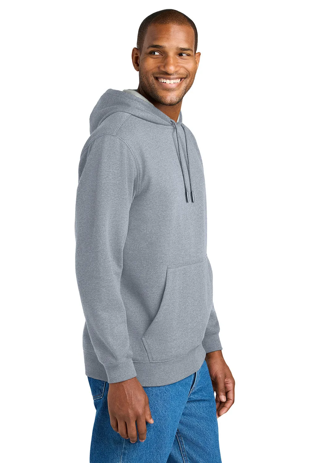 CornerStone Herren Tough Fleece Kapuzenpullover mit Kangaroo-Tasche - Heather Grey
