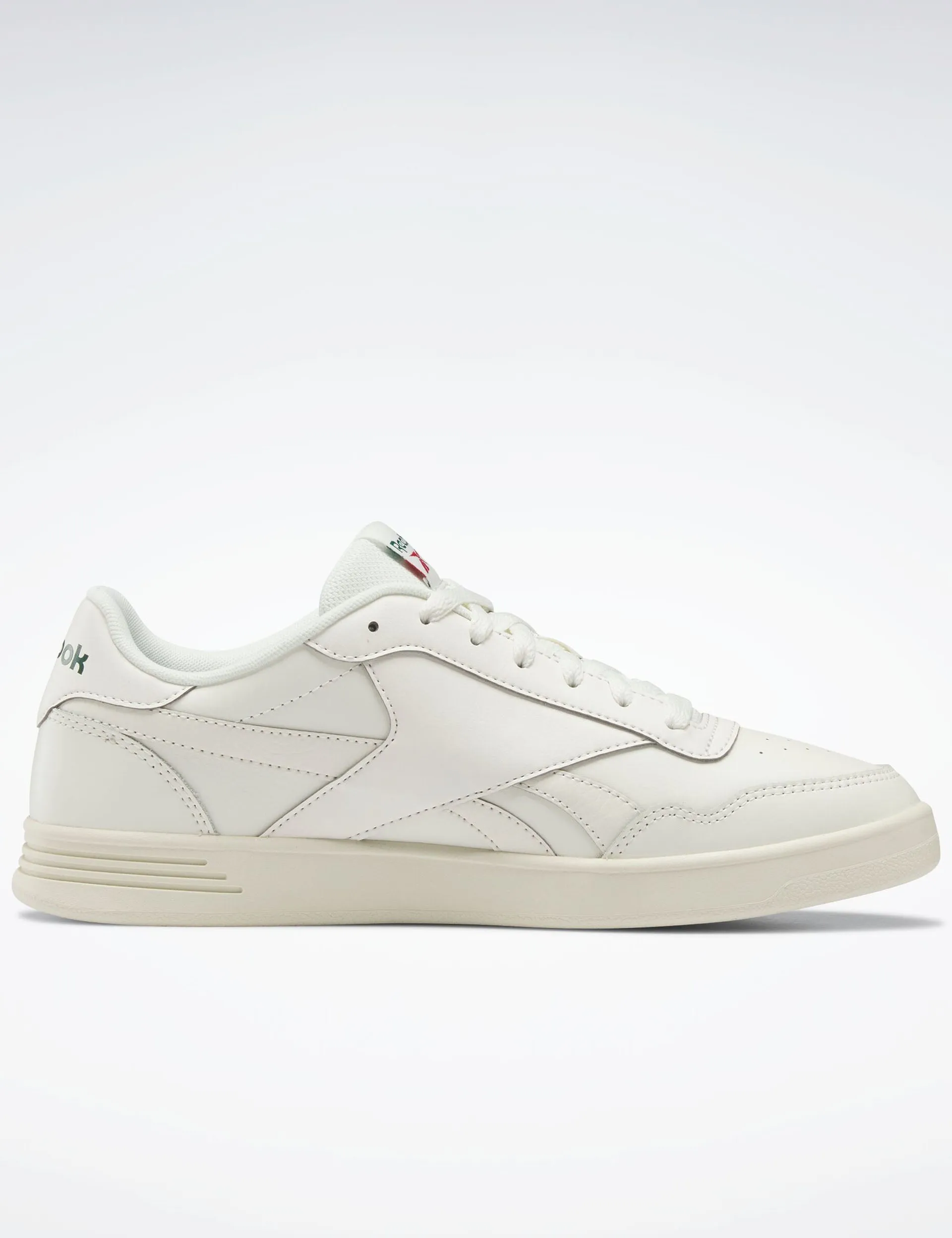 Court Advance Schuhe - Kreide/Dunkelgrün/Knallrot