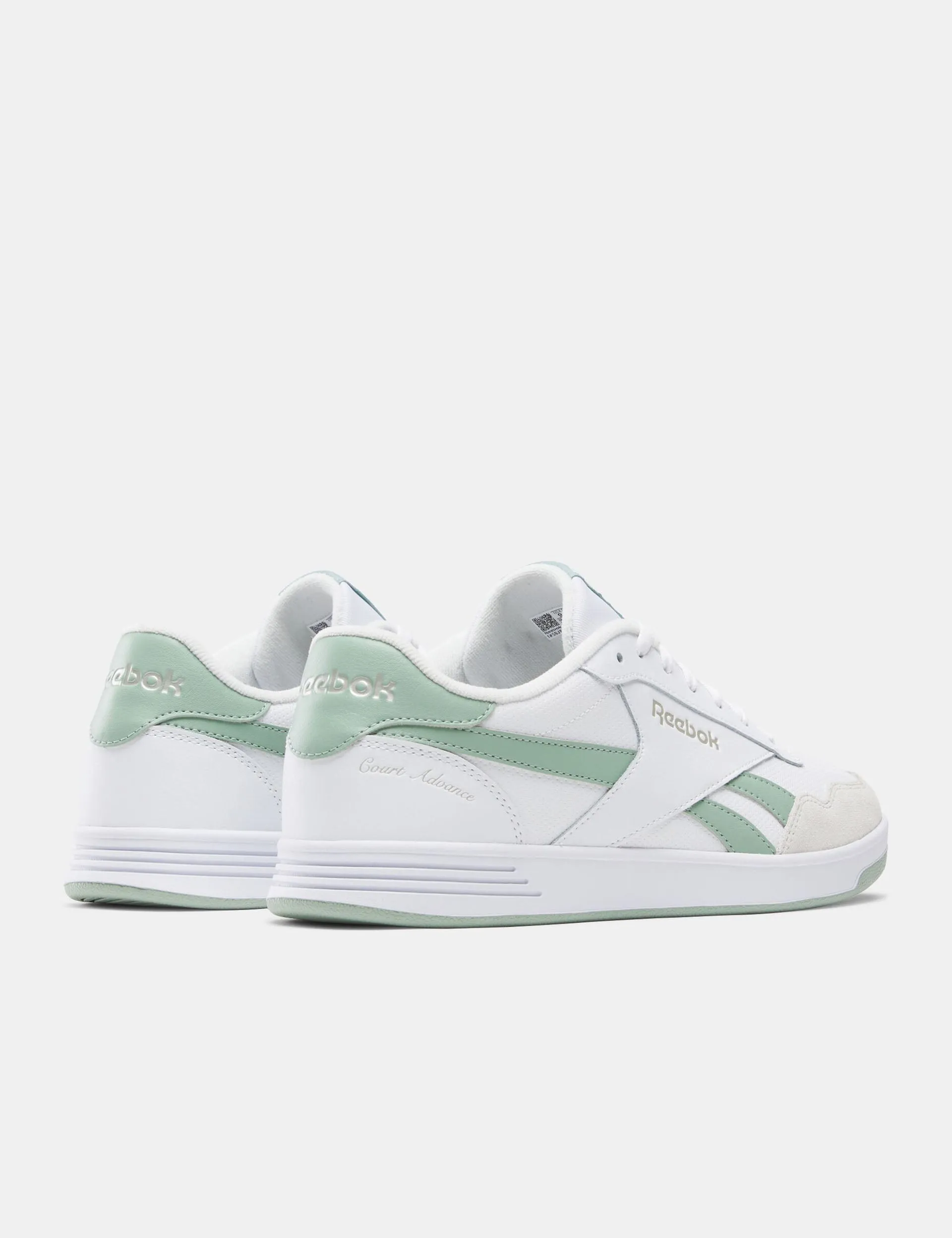 Court Advance Schuhe - Weiß/Hybrid Grün/Dezent Grau