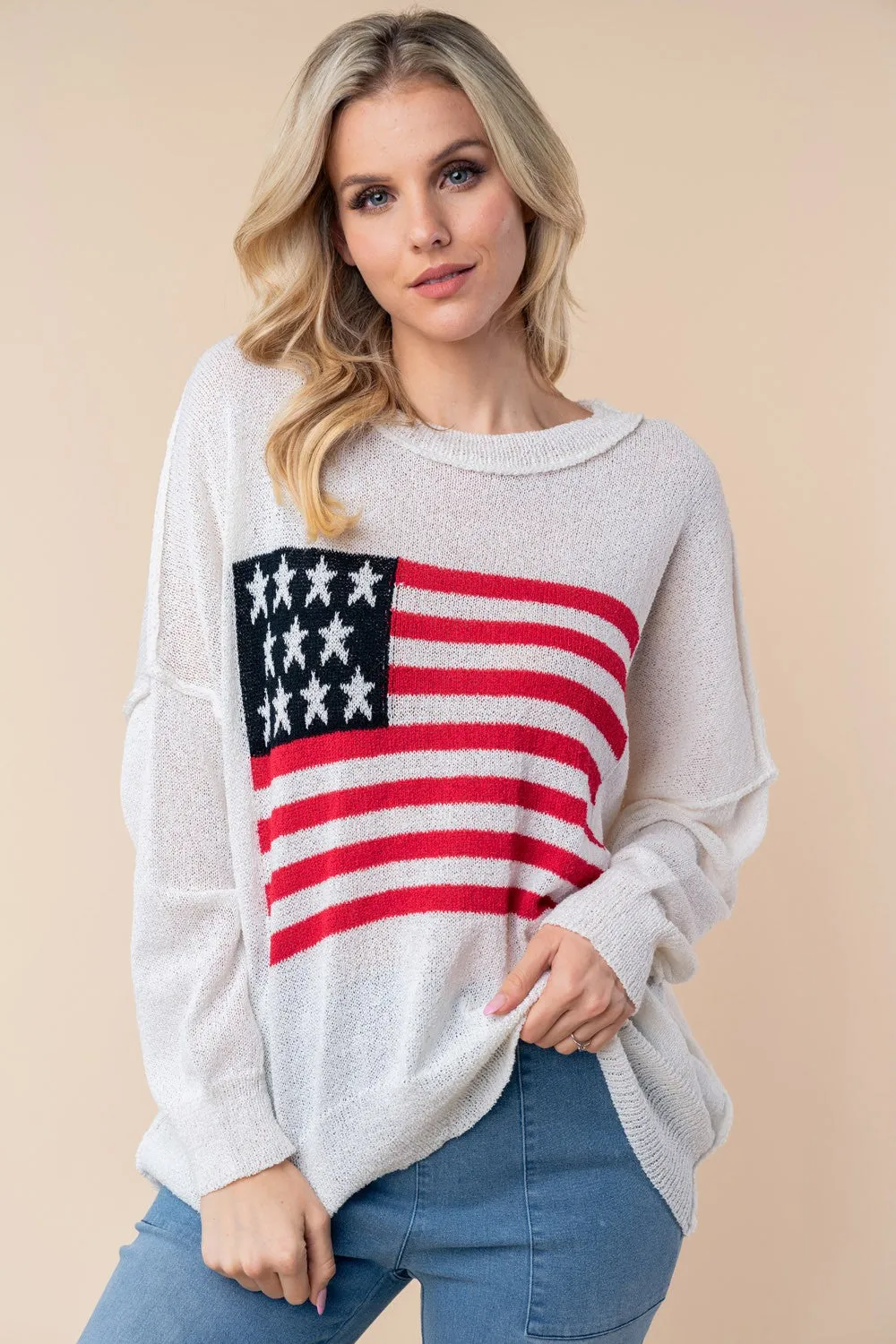 Gemütlicher Strickpullover in den USA - Endgültiger Verkauf