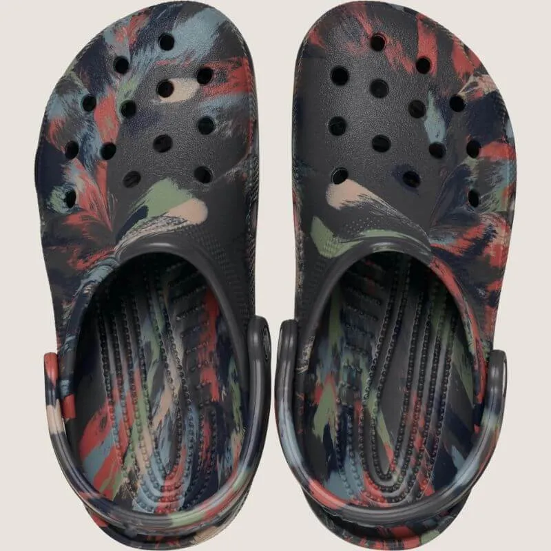 Crocs Classic Marmorierte Clogs_Crocs