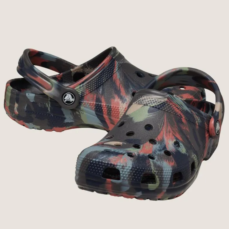 Crocs Classic Marmorierte Clogs_Crocs