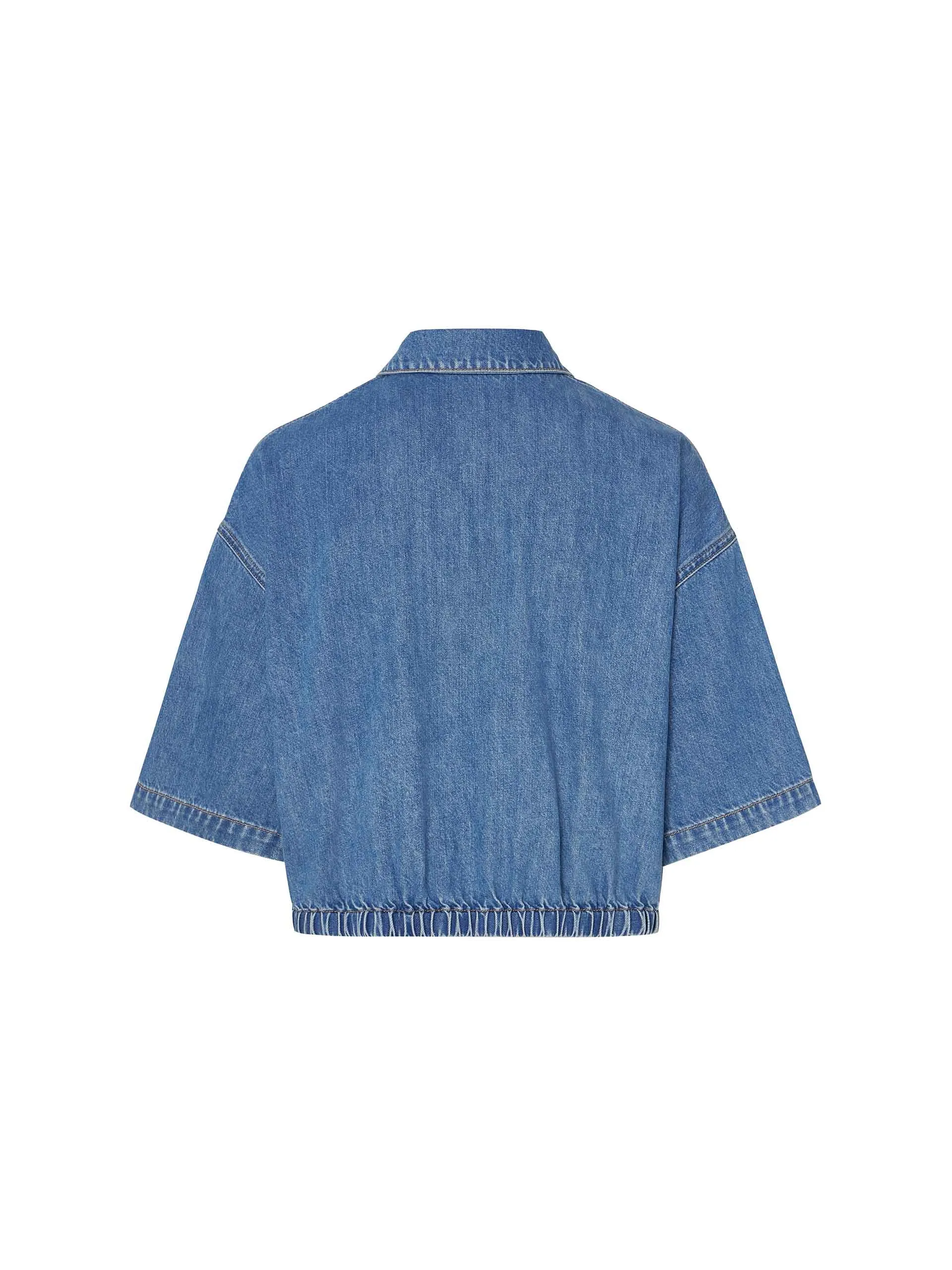 Gekürzte Denimjacke